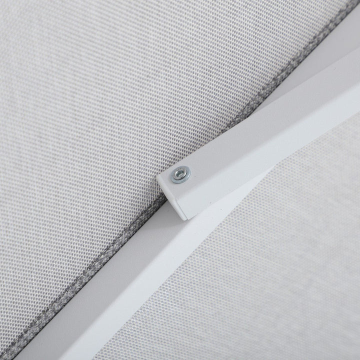 Ibiza middenstam 250x250 white / light grey