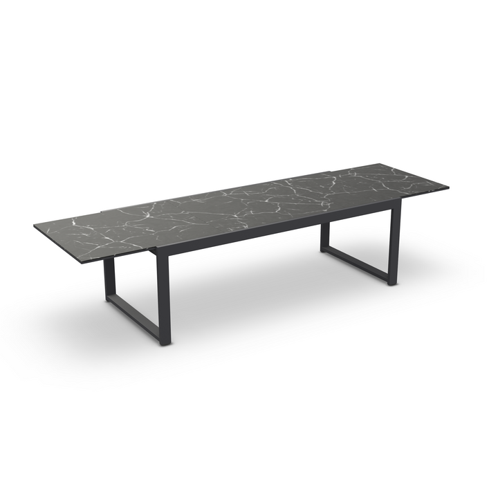 Livorno table 220-330x105 charcoal matt