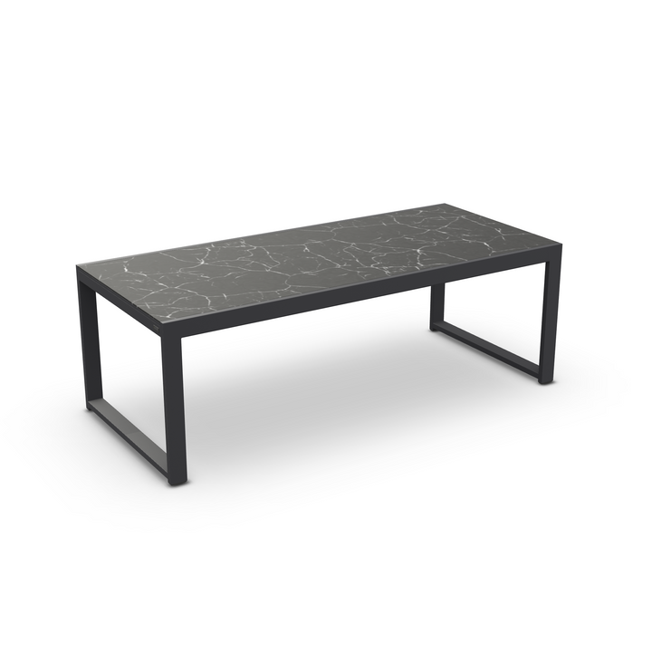 Livorno table 220-330x105 charcoal matt