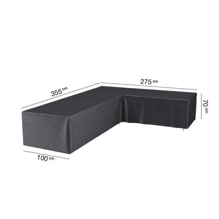 Lounge set cover L-shape 355x275x100x70 Right 