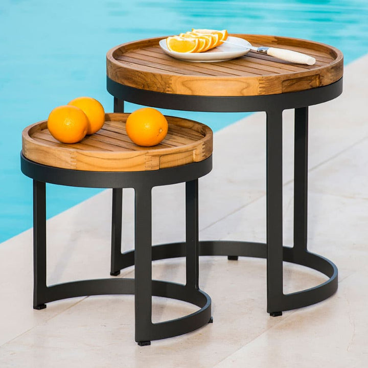 Bertus side table charcoal