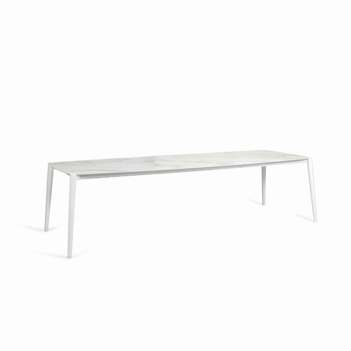 Icon table ceramic white matt 292x104 