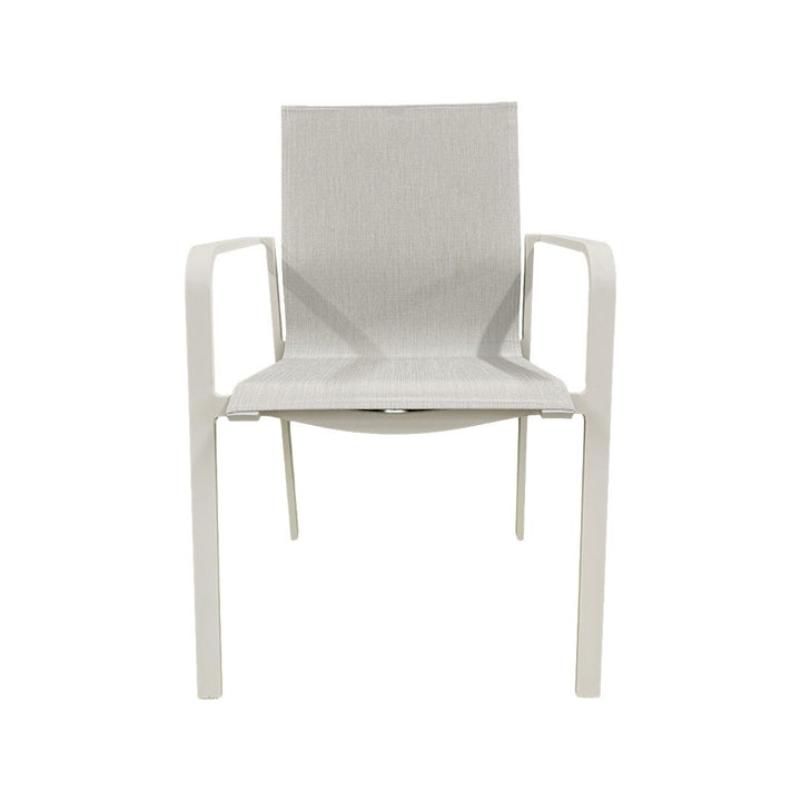 Evora dining white | serge ferrari