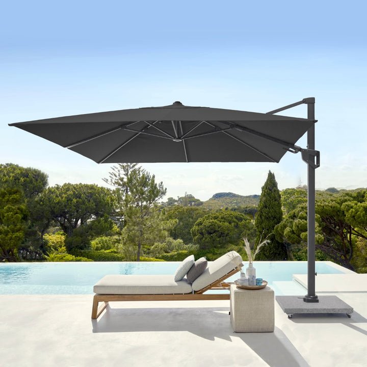 Valencia Floating parasol 300x300 Parasol+base+cover | anthracite/dark gray 