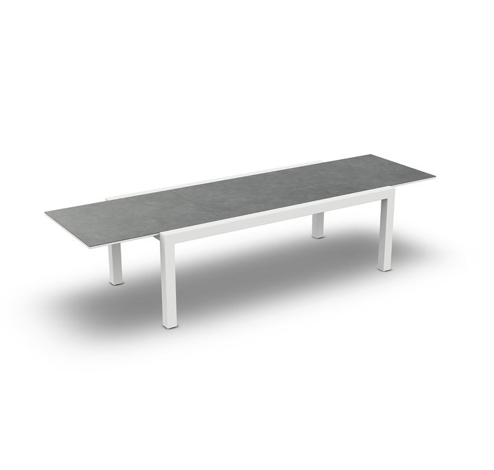 Livorno table 220-330x105 white matt