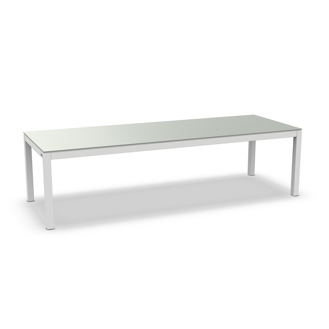 Danli garden table white matt 280x100