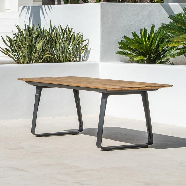 Elko garden table 240x90 charcoal mat